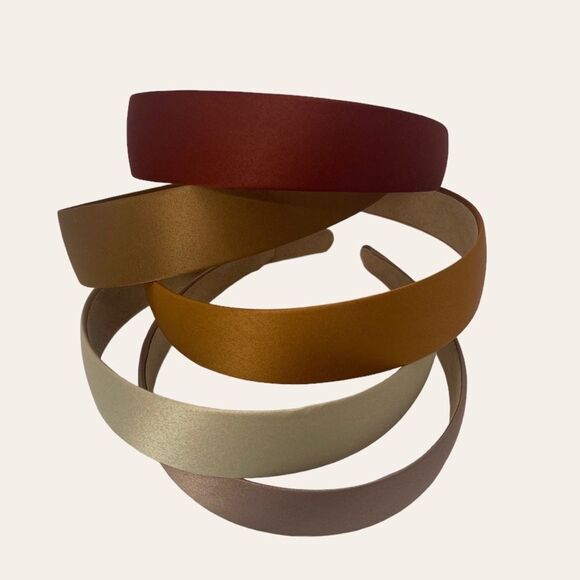 Wool + Pepper Co. Accessories - NWT Wool + Pepper Co. Solid Colored Shiny Satin Headband